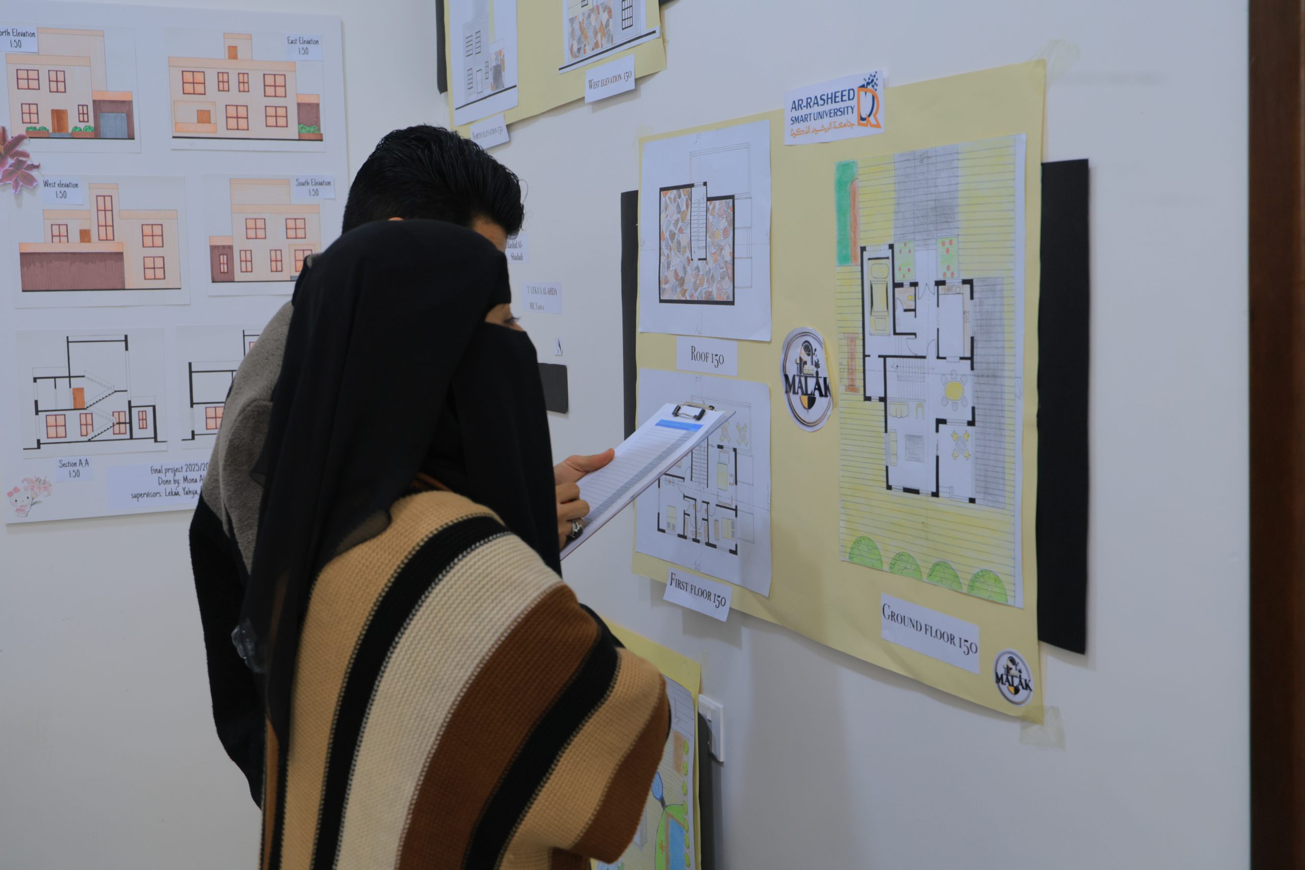 طلبة التصميم الداخلي بجامعة الرشيد الذكية يقدمون مشاريعهم النهائية في ...